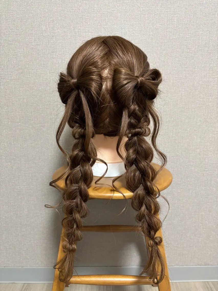 ロング ヘアアレンジ 結婚式・ブライダル ヘアセット Mieux Hair ひなこ🫧のヘアスタイル