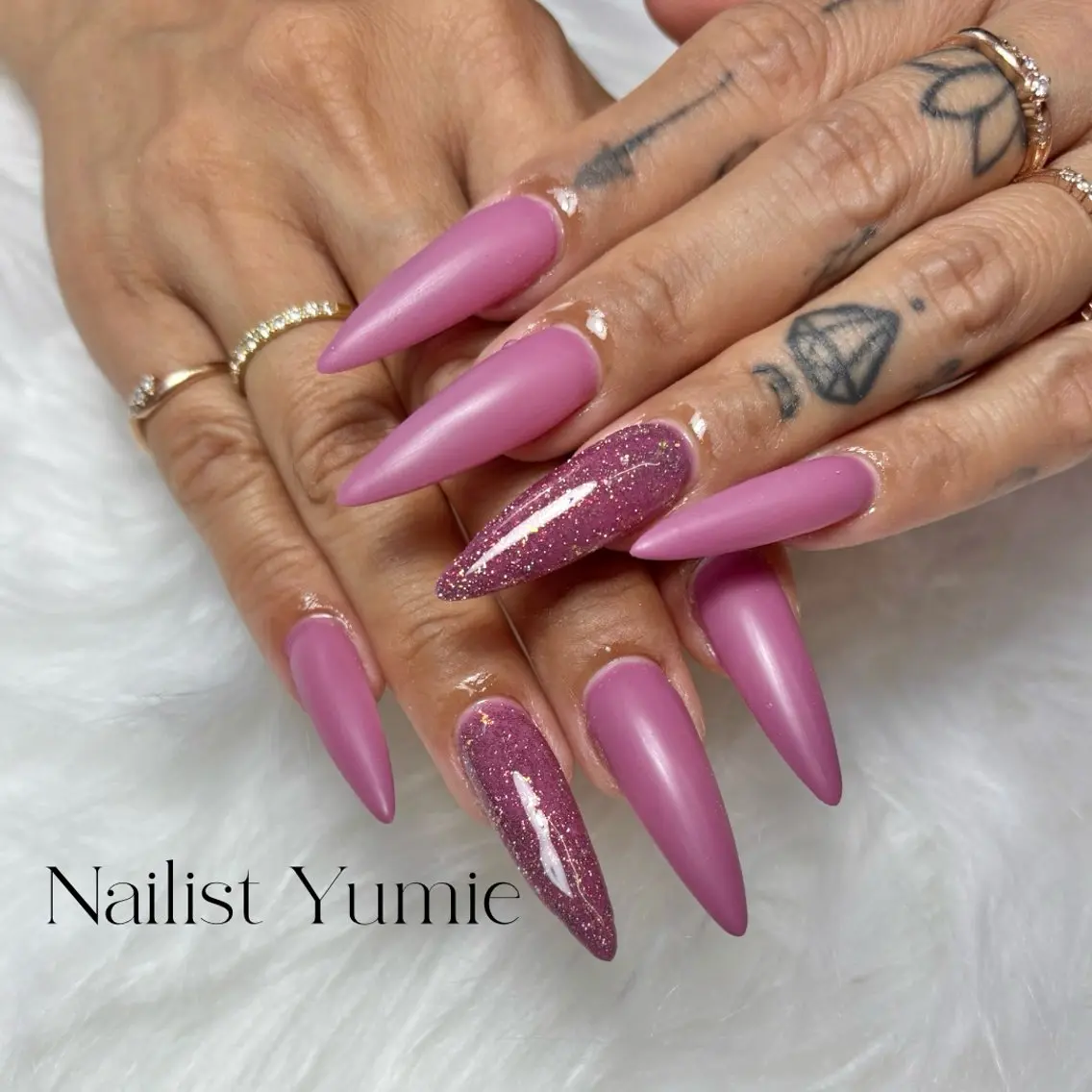 ネイル ハンドネイル NAILSALON en+沖縄市美原のネイルデザイン