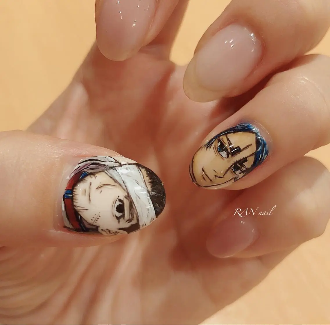 ネイル シンプルネイル 春ネイル RAN nailのネイルデザイン