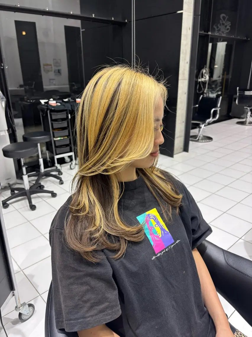 浜地 蘭のヘアスタイル