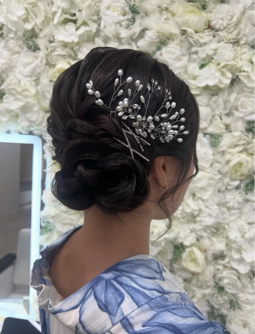 ロング ヘアアレンジ ヘアセット ベルグロー 原宿👸のヘアスタイル