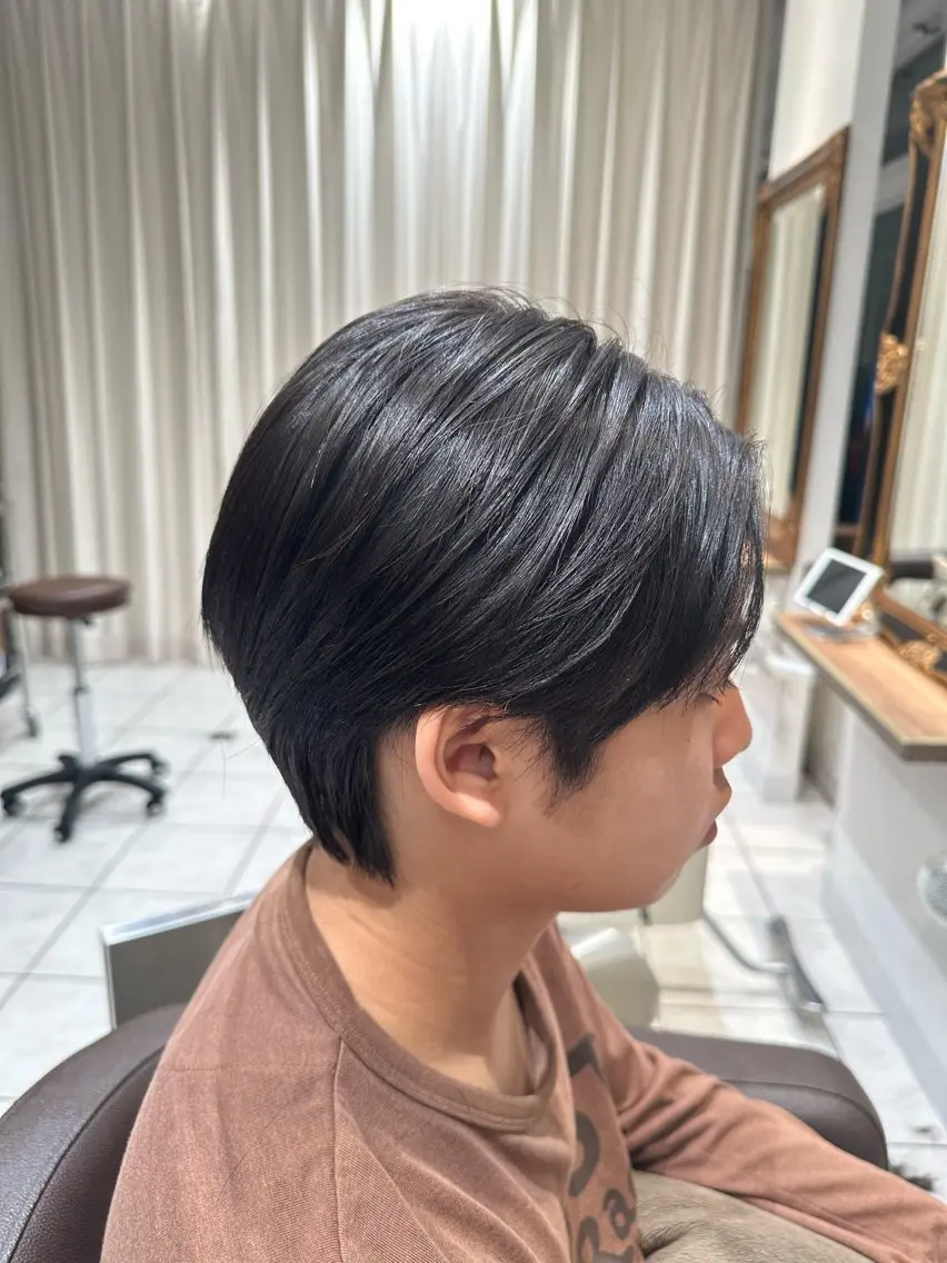 パーマ メンズ カット 縮毛矯正 メンズ特化／トレンド スタイル／白澤のヘアスタイル
