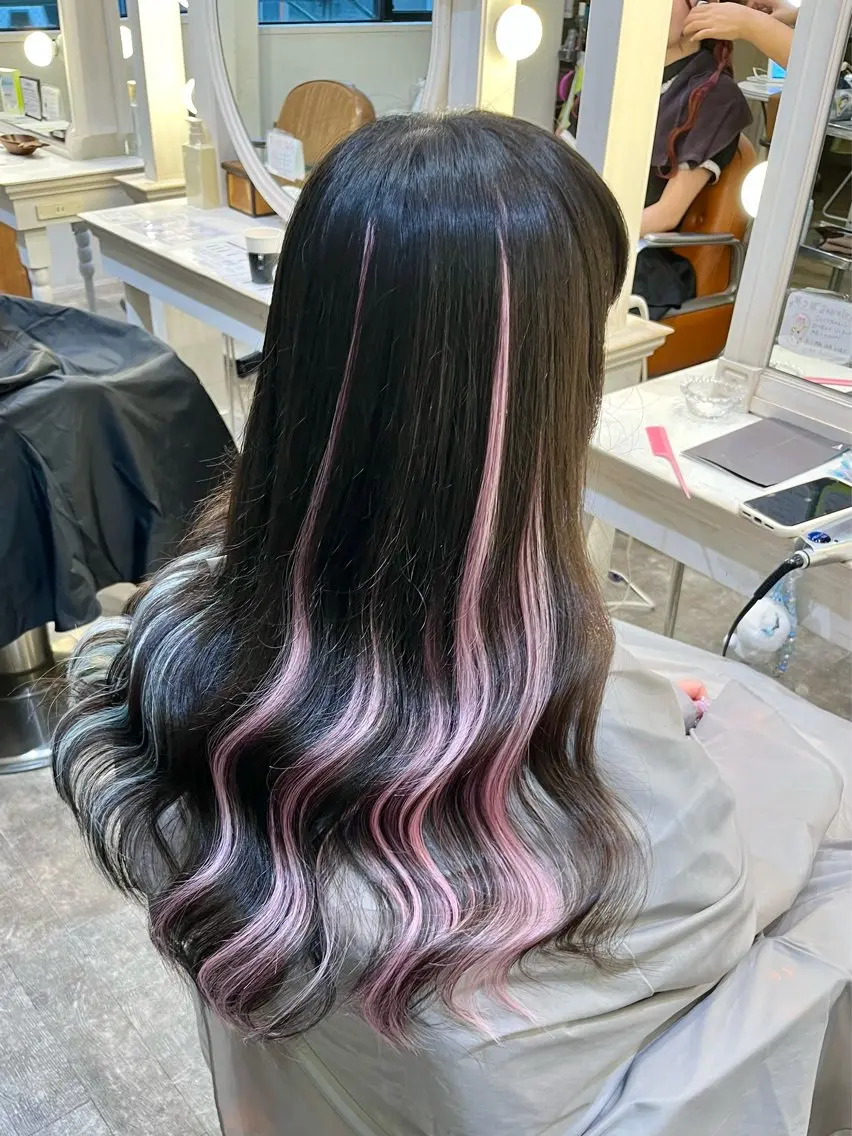 エクステ エクステ🎀 暖色カラー🎀amiのヘアスタイル
