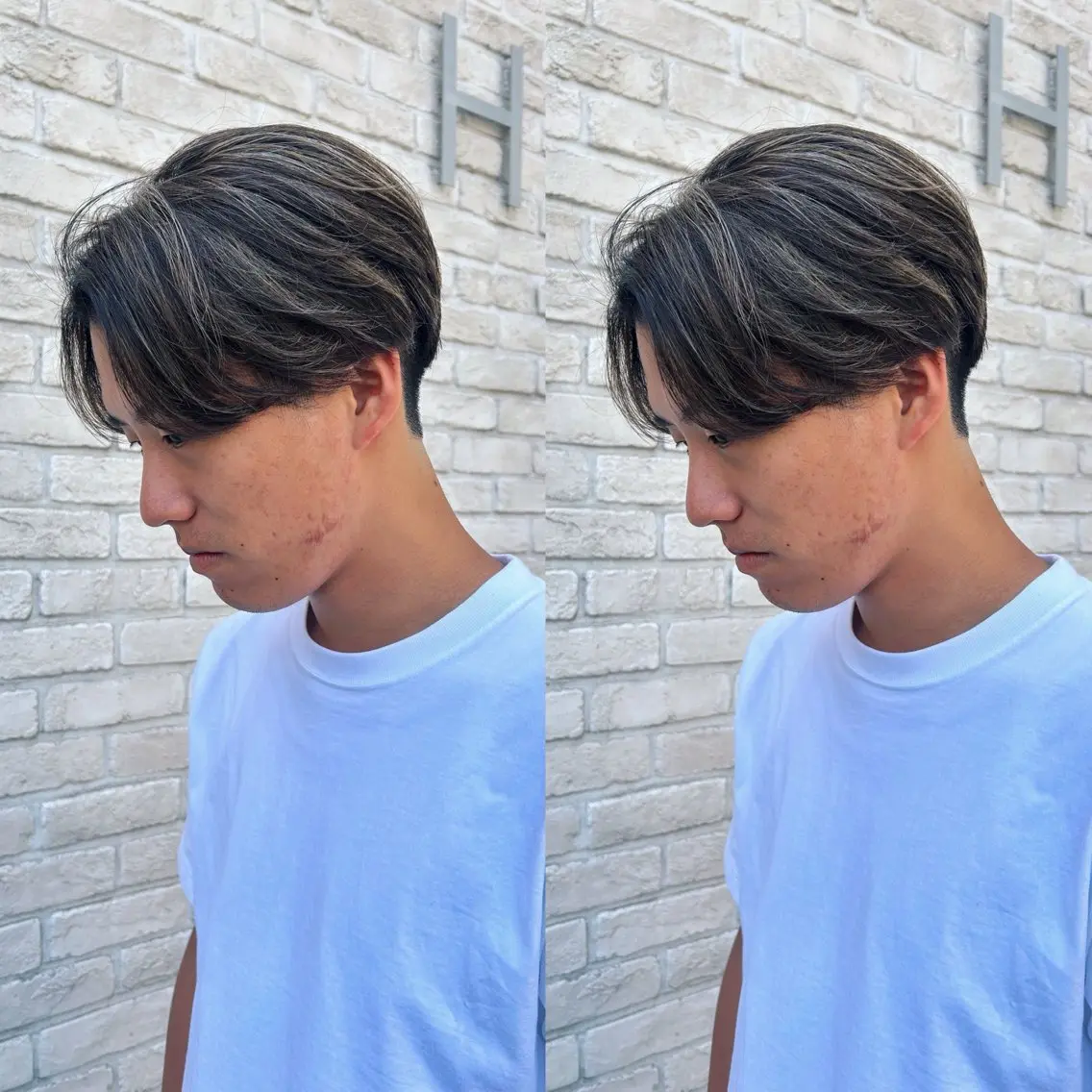 カラー メンズ メンズバレイヤージュ メンズハイライト バレイヤージュ ハイライトカラー カット ヘアカラー 🌴aoi. / 海外style🌴のヘアスタイル