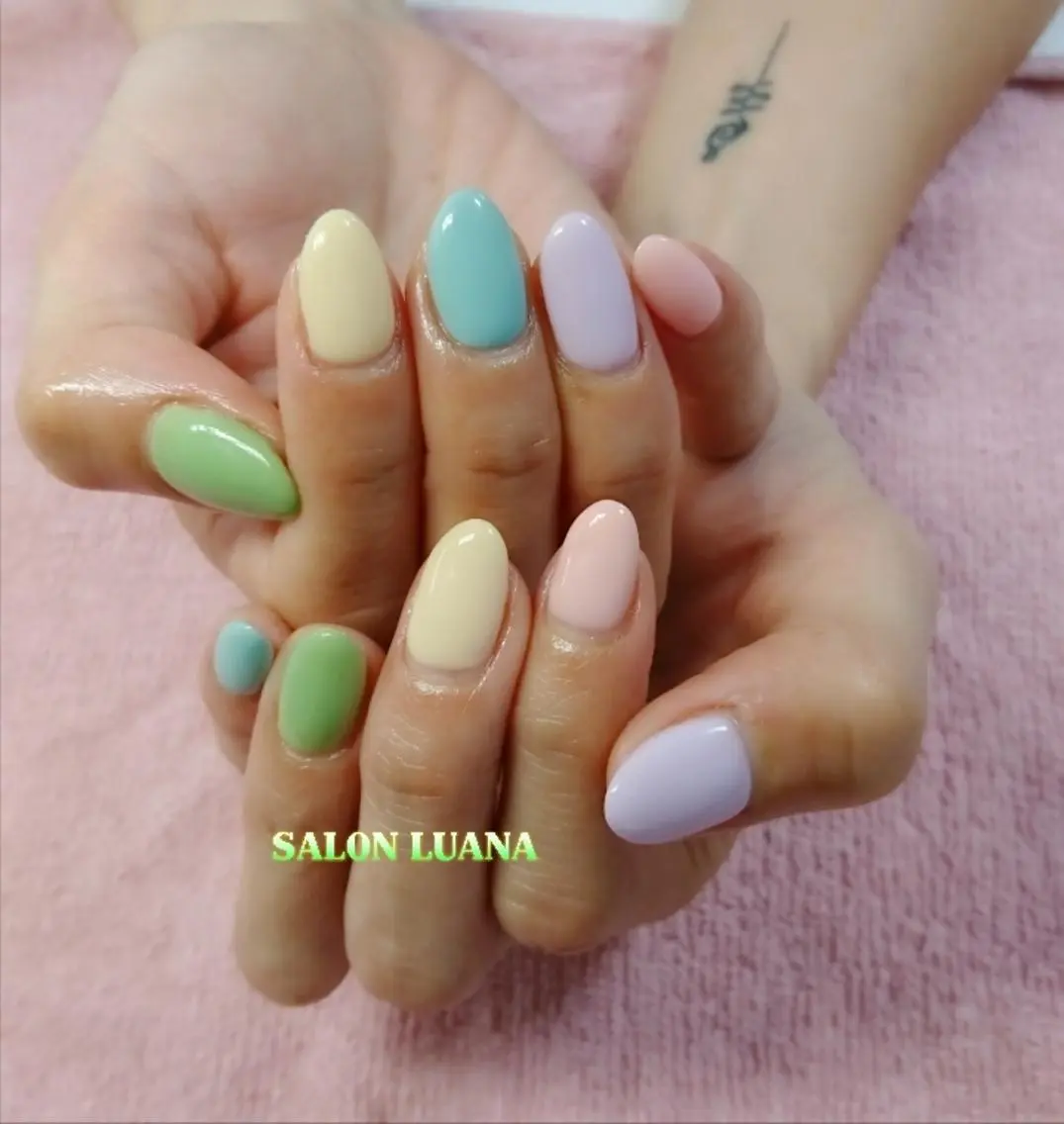 ネイル 持ち込み LUANA TAKAHASHIのネイルデザイン