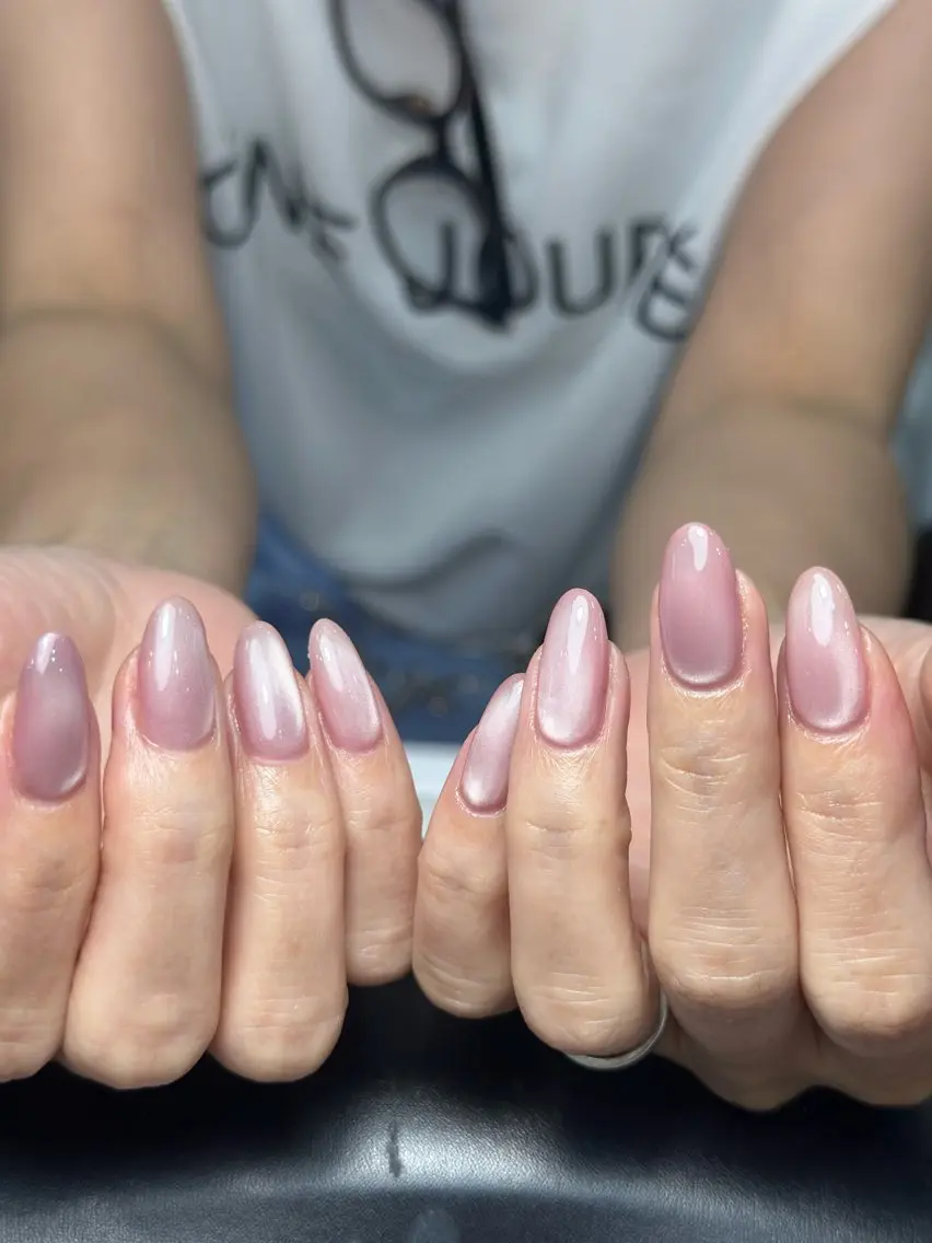 ネイル フレンチネイル グラデーション 韓国ネイル マグネットネイル シンプルネイル CoMo Nailのネイルデザイン