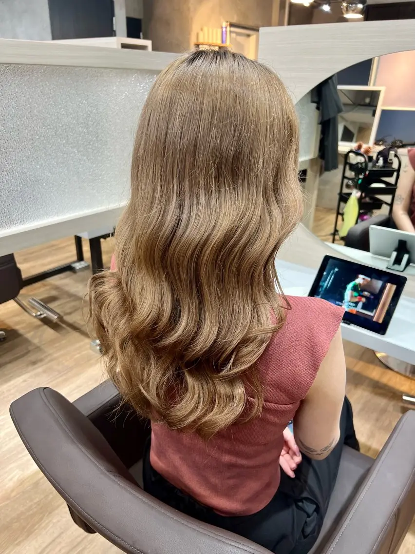 ブリーチ無しダブルカラー&3種類ケラチントリートメント💫❣️の写真