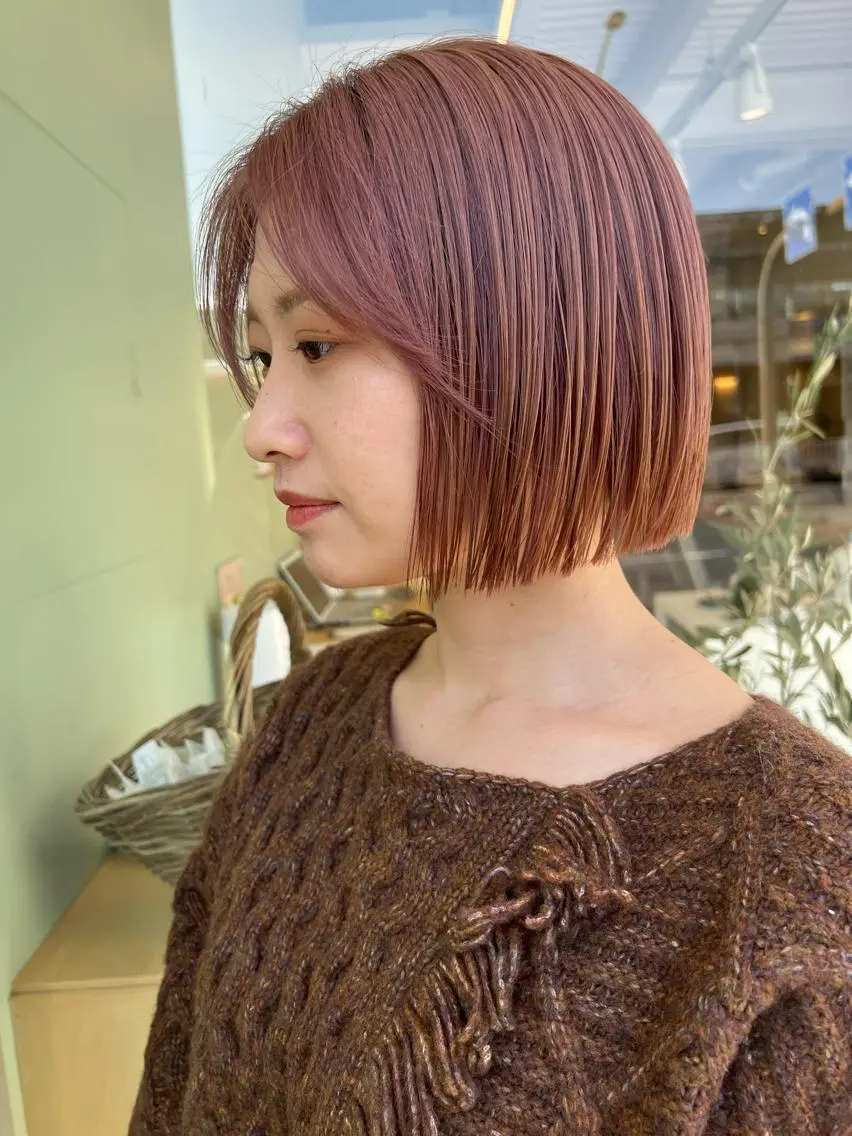 【外国人風カラー】カット & ケアブリーチWカラー& 3stepトリートメントの写真