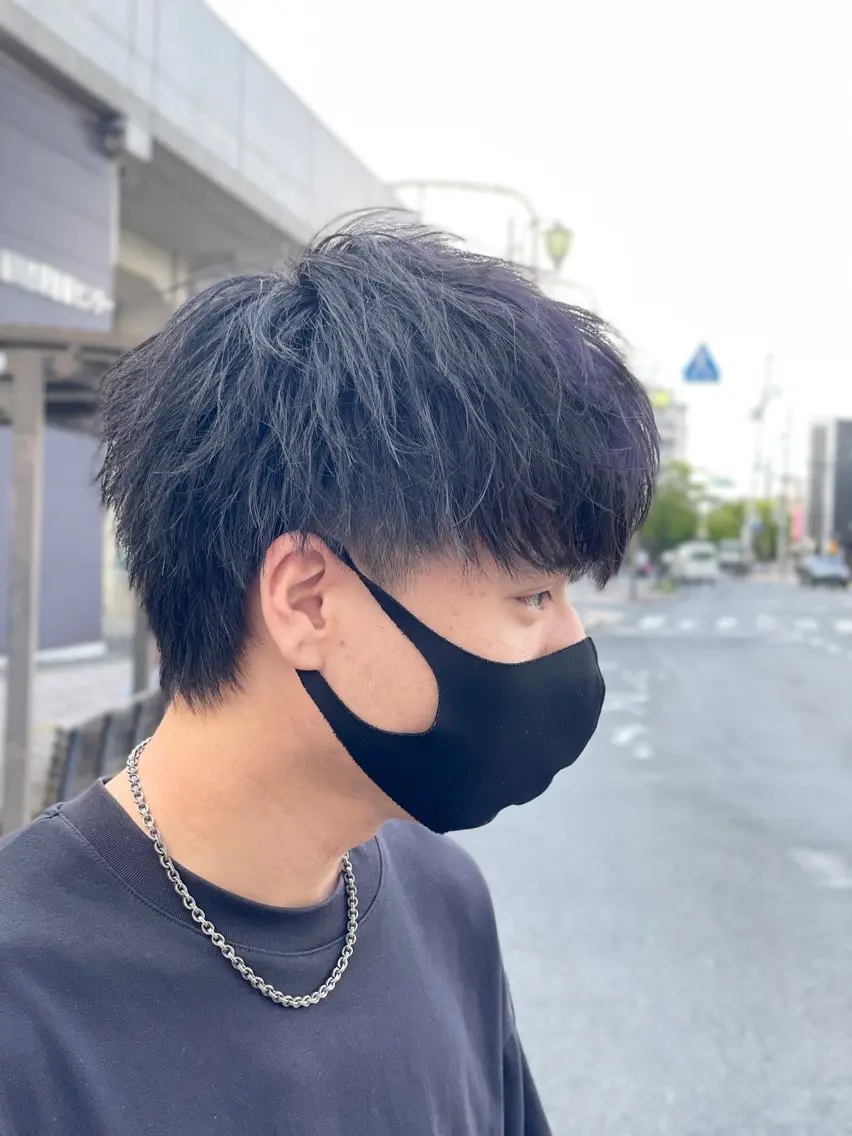 メンズ マッシュ メンズパーマ👑 Takashiのヘアスタイル