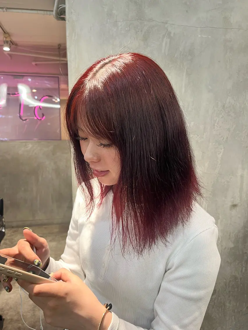 ショート ヘアカラー トリートメント 爆盛れワンカラー イッキのヘアスタイル