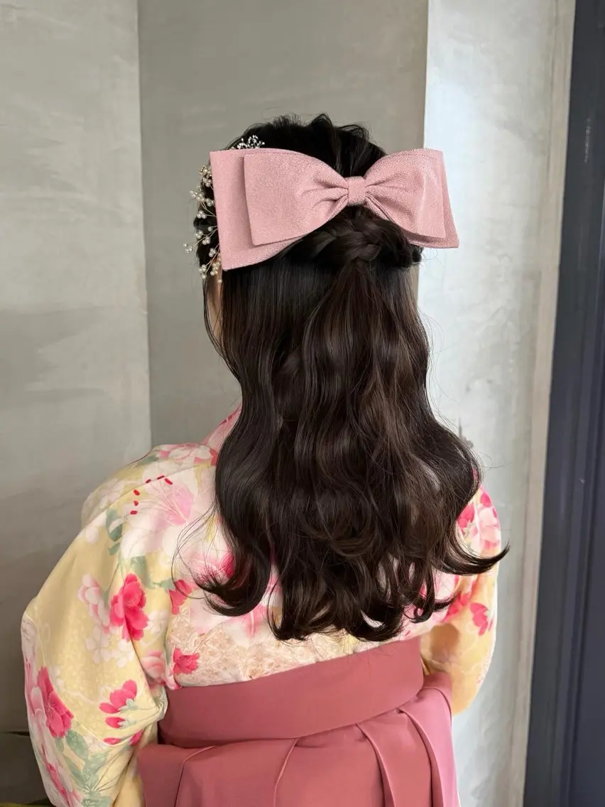 ロング ヘアアレンジ 卒業式のヘアスタイル ヘアセット いとう まいこのヘアスタイル