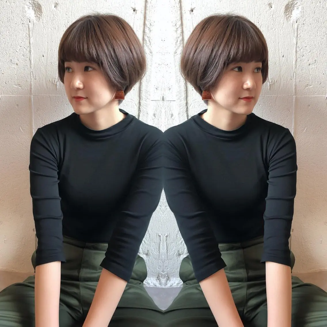 ショート ショートボブ ボブ ショートヘア カット ヘアカラー トリートメント あらき ちさとのヘアスタイル