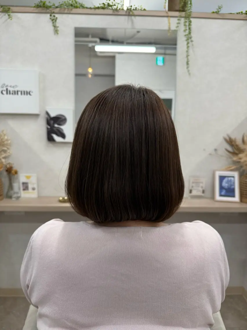 ショート カラー ヘアアレンジ 炭屋 波音のヘアスタイル