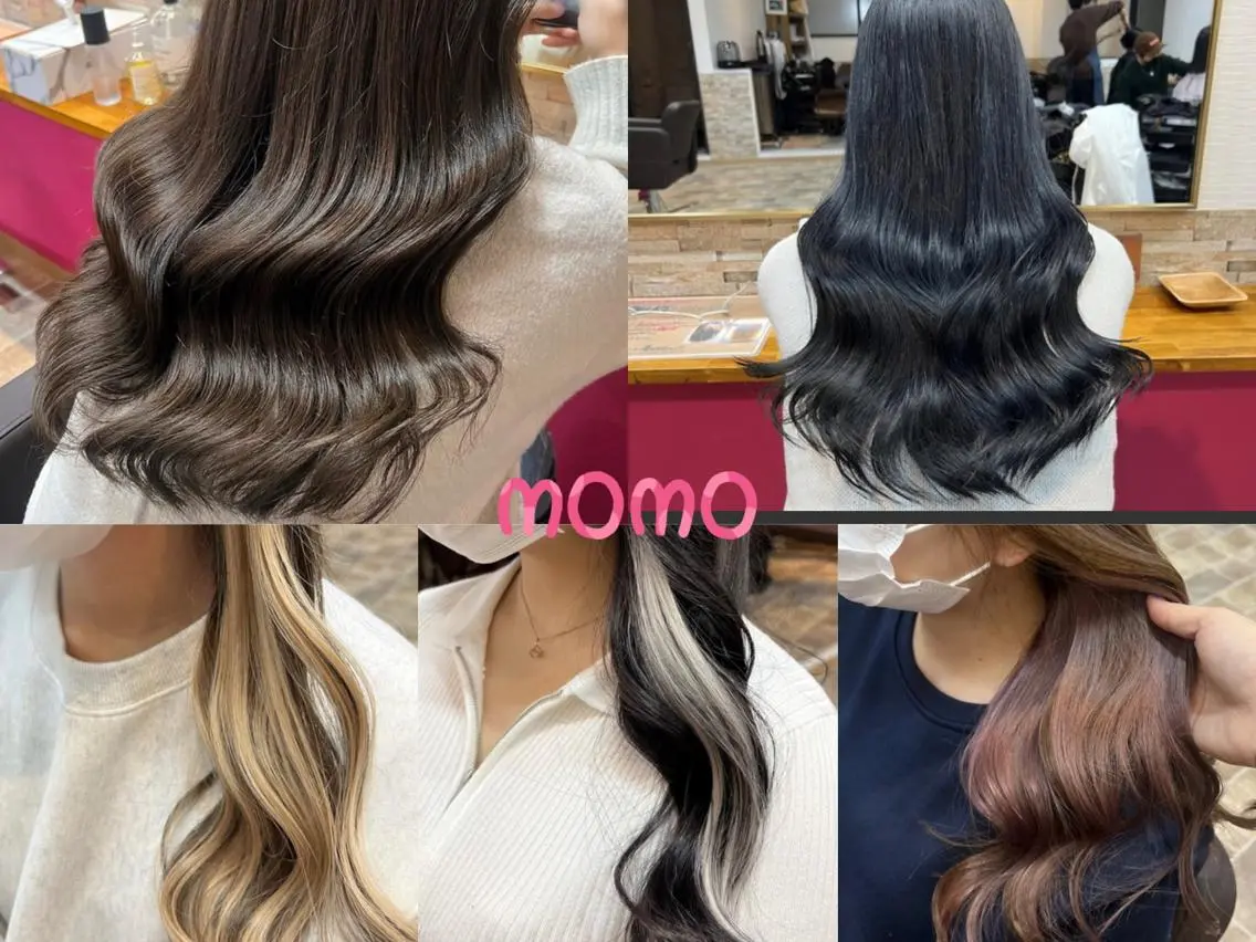 ロング カラー ヘアカラー&縮毛矯正 STAR☆RIVERのヘアスタイル