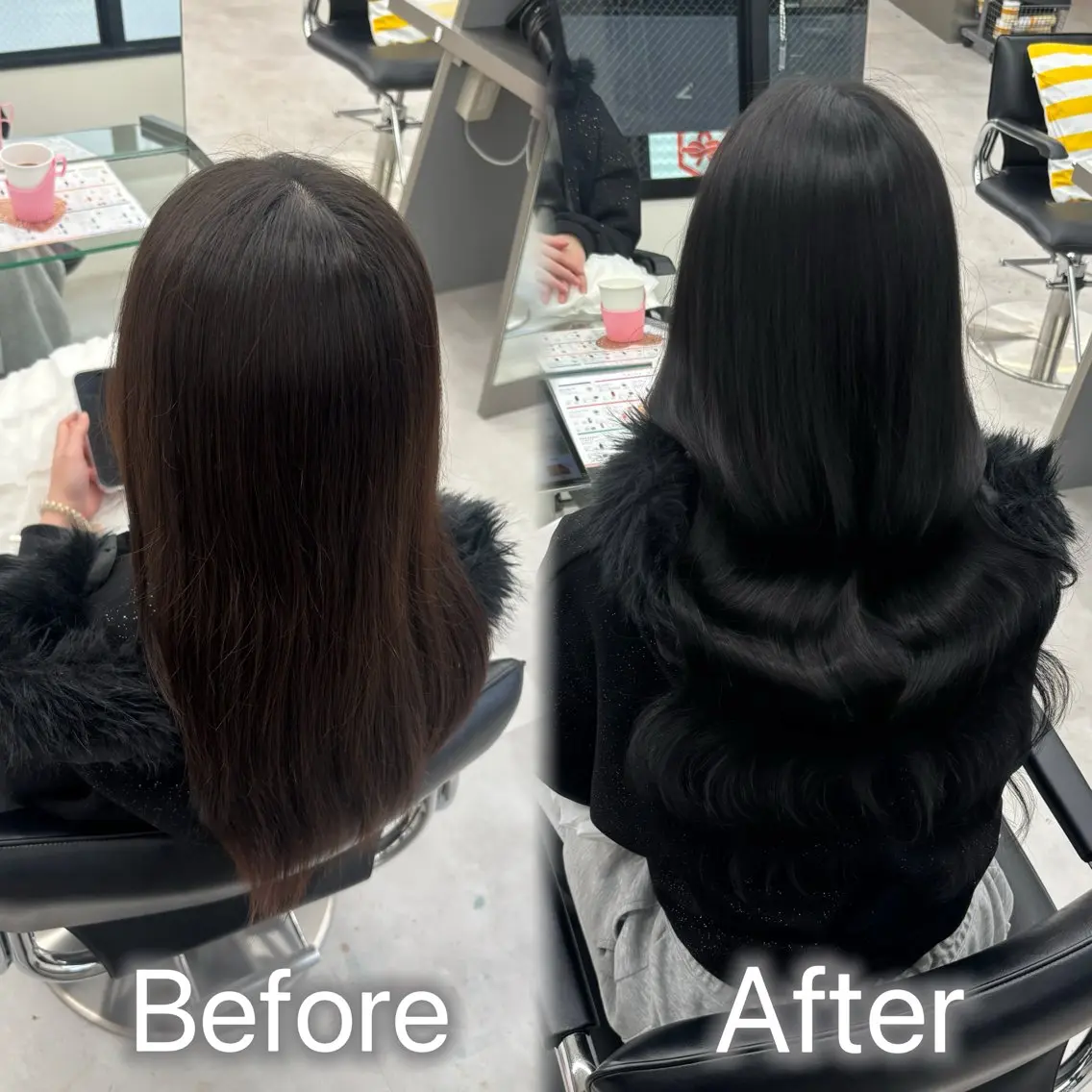 ロング カラー ヘアアレンジ メンズ カット ヘアカラー トリートメント エクステ ヘアセット 羽エク指名No1✨️ シールエク🌙しぇるのヘアスタイル