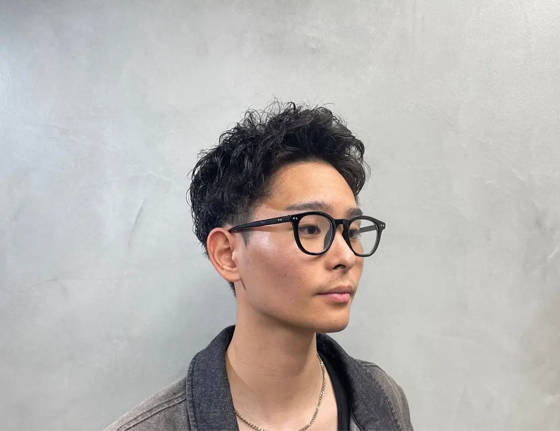 ショート パーマ ヘアアレンジ メンズ fifth 石川 凪のヘアスタイル