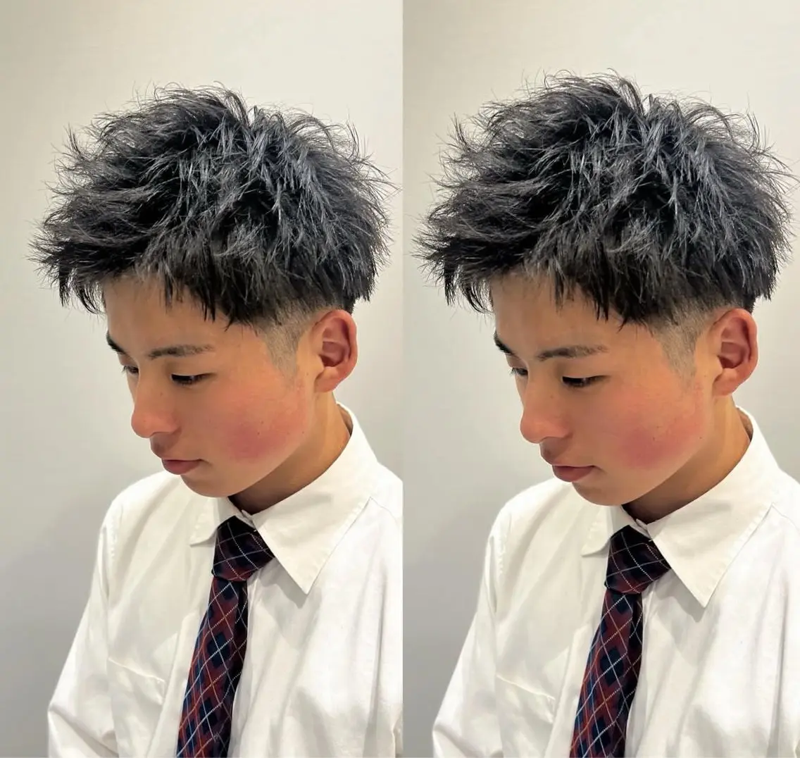 ショート ショートヘア 【メンズパーマ特化】 リュウのヘアスタイル