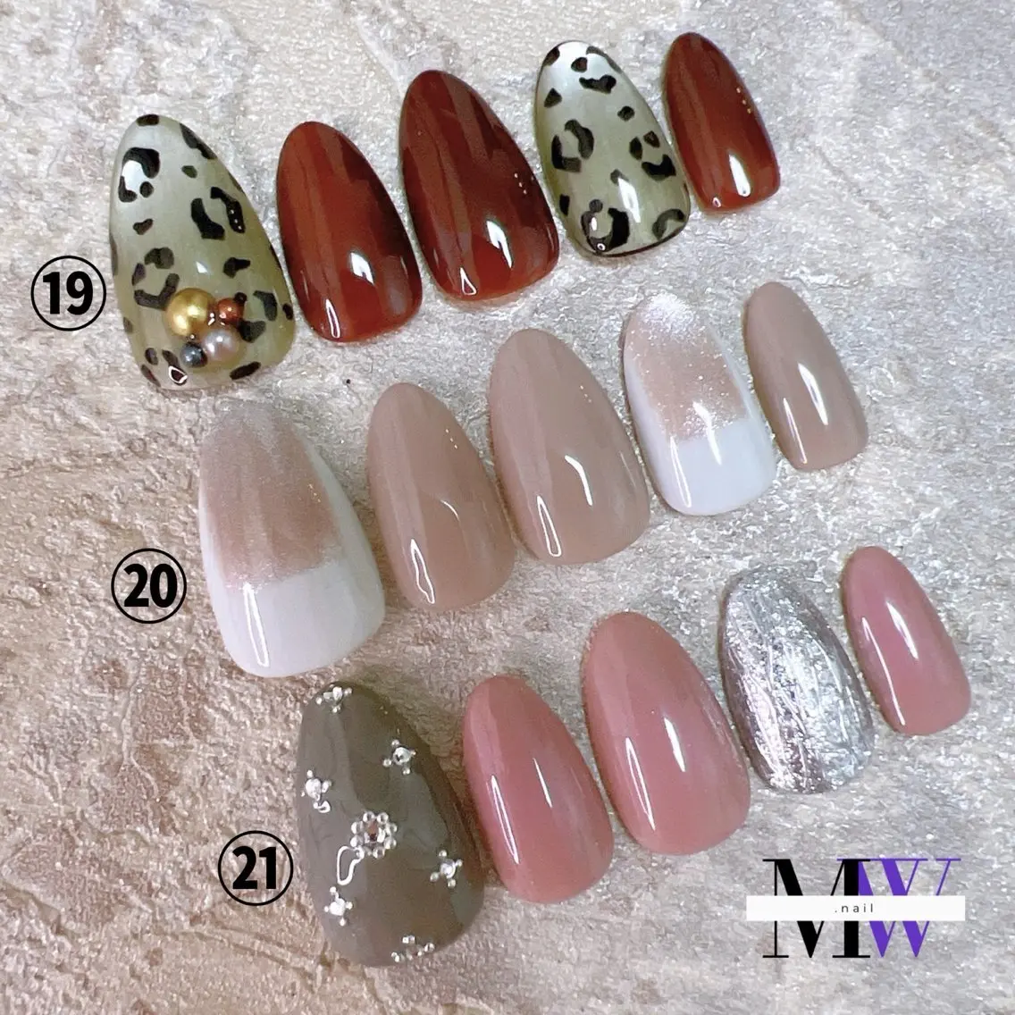 ネイル アートネイル ハンドネイル MW .nailのネイルデザイン