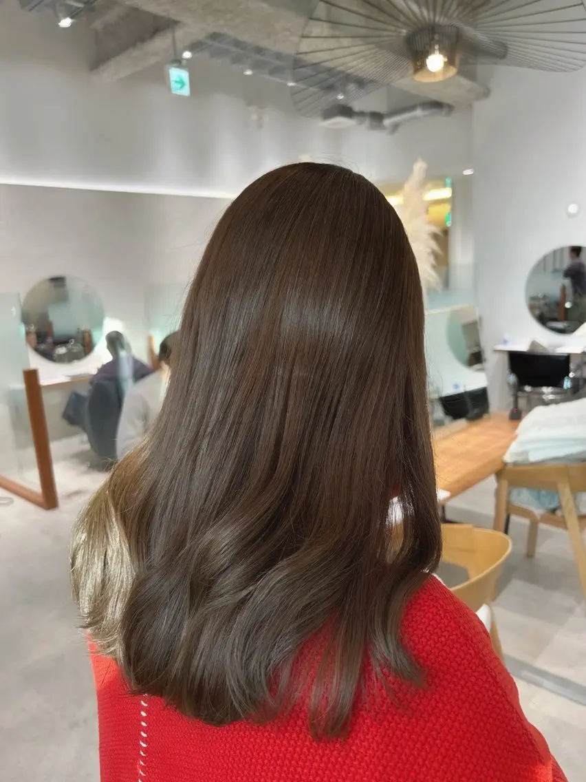 ロング カット ヘアカラー トリートメント 宮澤 美幸のヘアスタイル