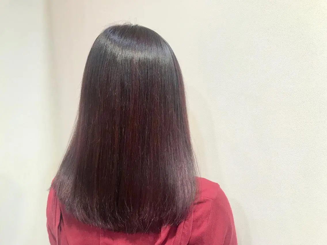 ミディアム カット ヘアカラー トリートメント ヘッドスパ ✨美髪サラ艶トレンド 橋柿 実紀✨のヘアスタイル