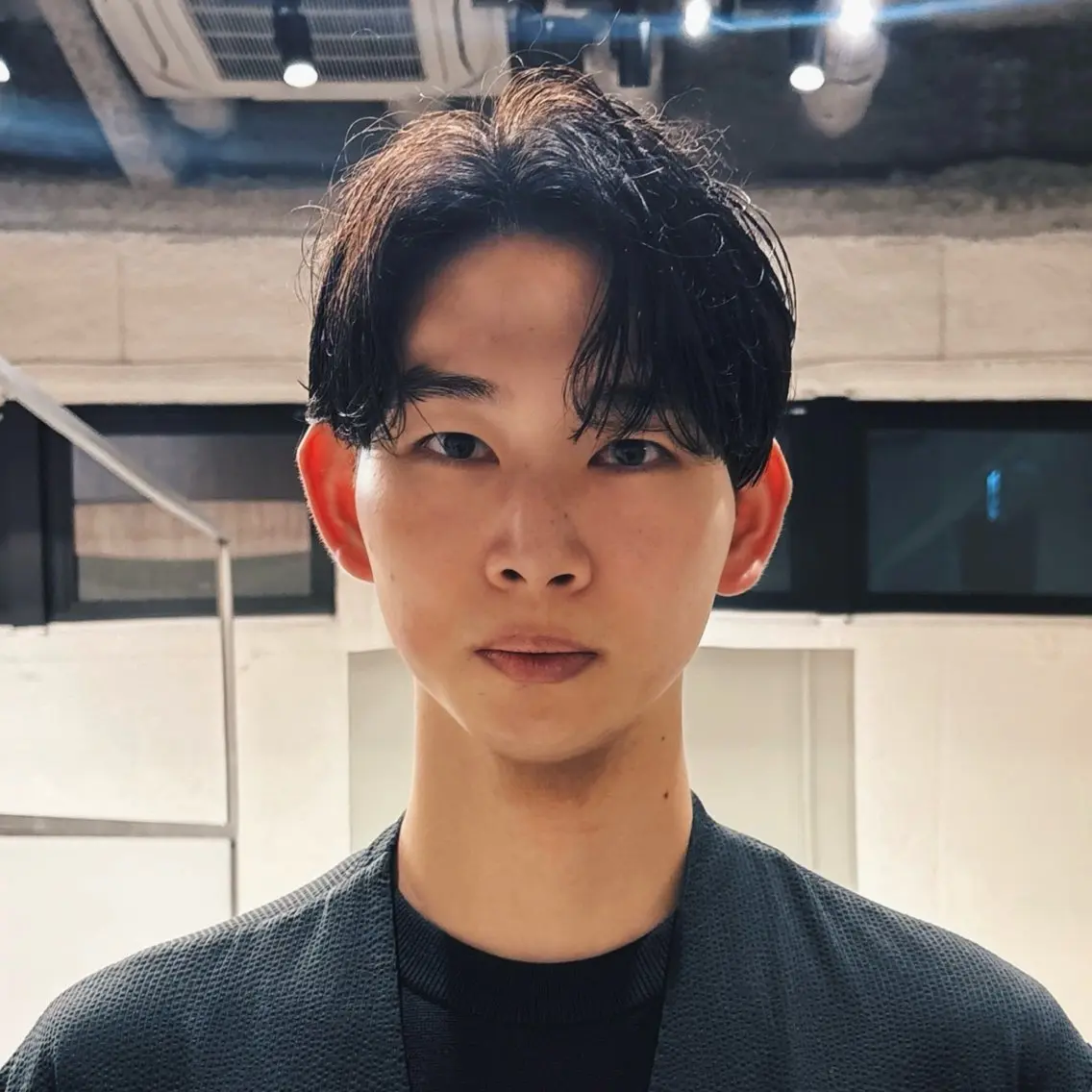 ショート メンズ センターパート カット メンズ特化美容師 サノヤマトのヘアスタイル