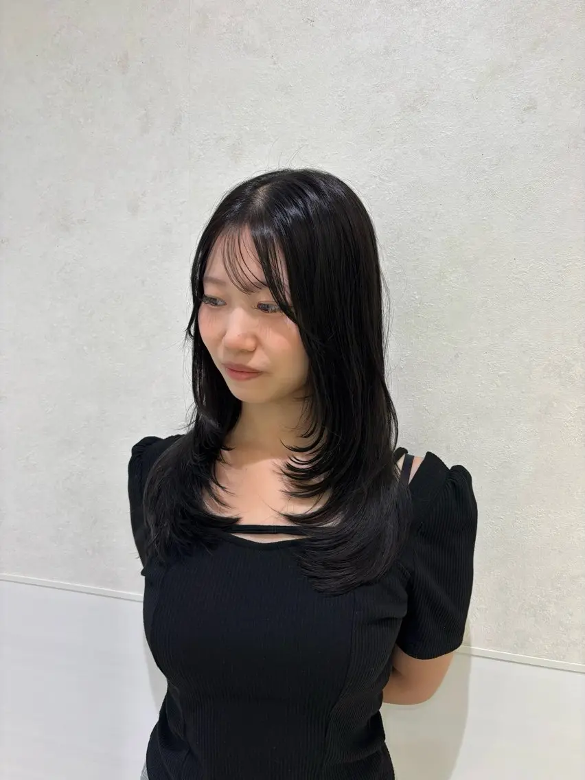 ロング レイヤーカット カット トリートメント ☆似合わせボブ/ レイヤー/ mikaのヘアスタイル