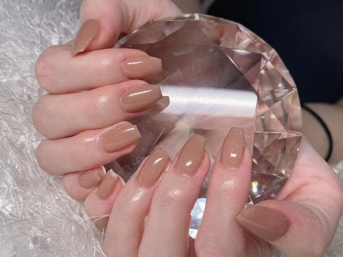 ネイル 長さ出し ジェルネイル グラデーション 韓国ネイル マグネットネイル ハンドネイル Nail&eye Belire 新宿のネイルデザイン