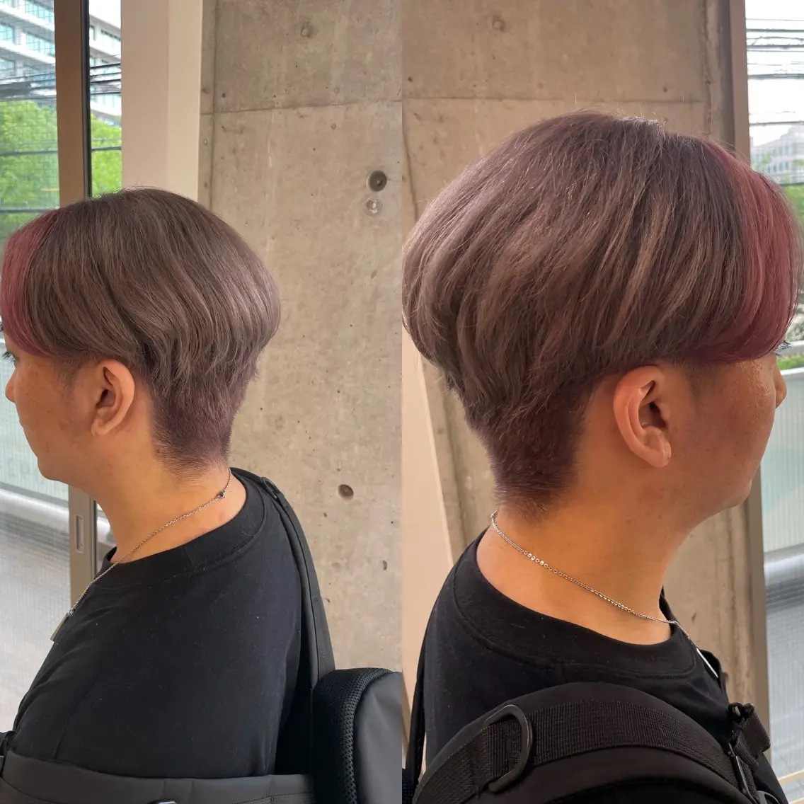ショート カット ヘアカラー トリートメント 加藤 泰輔のヘアスタイル
