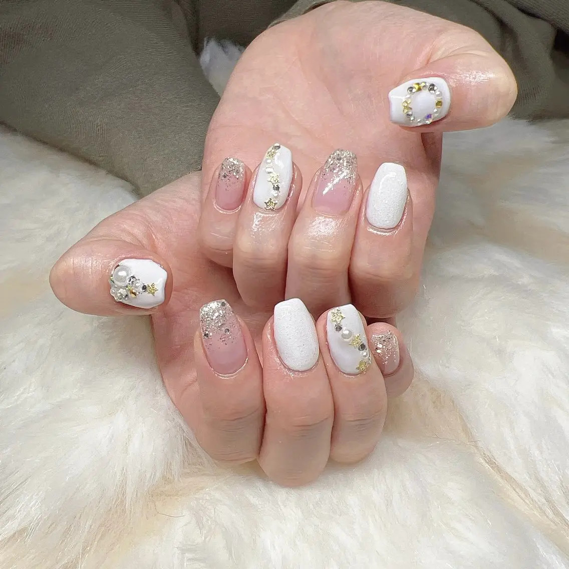 ネイル 冬ネイル クリスマス nail salon MUAのネイルデザイン