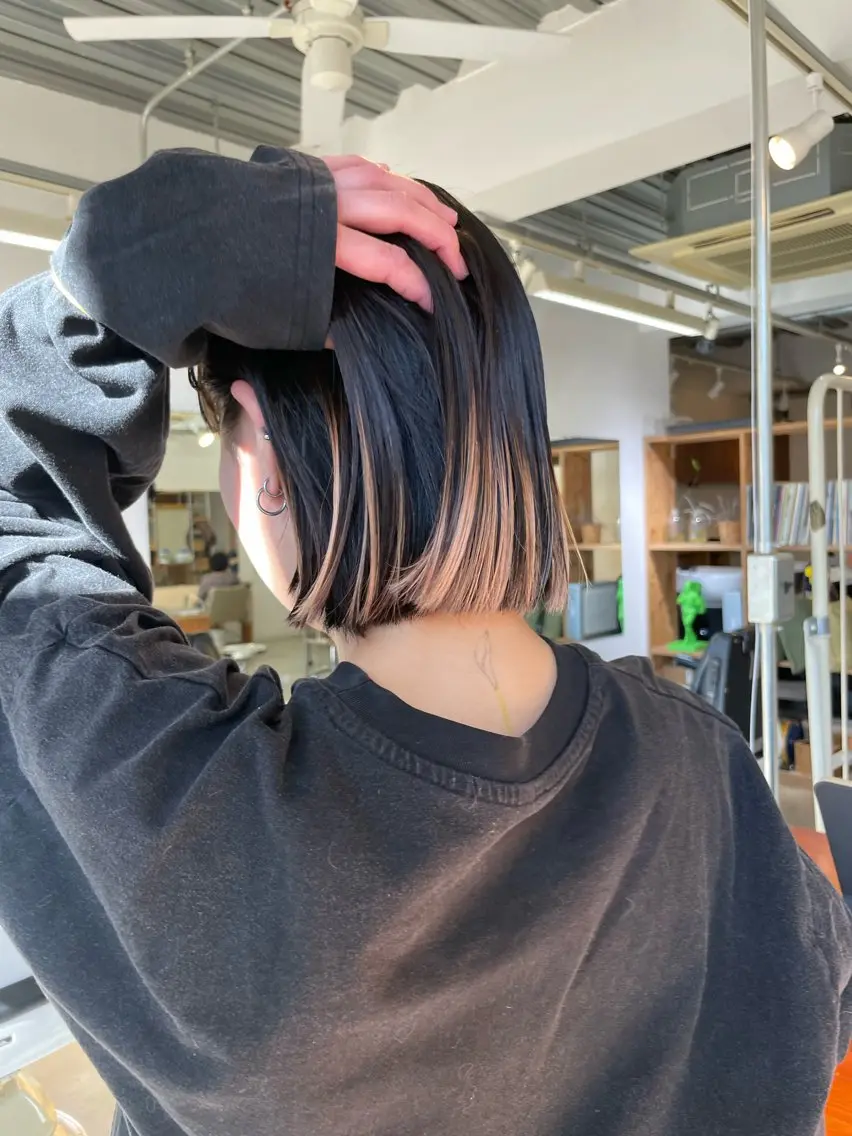 ミディアム cyez rinkaのヘアスタイル