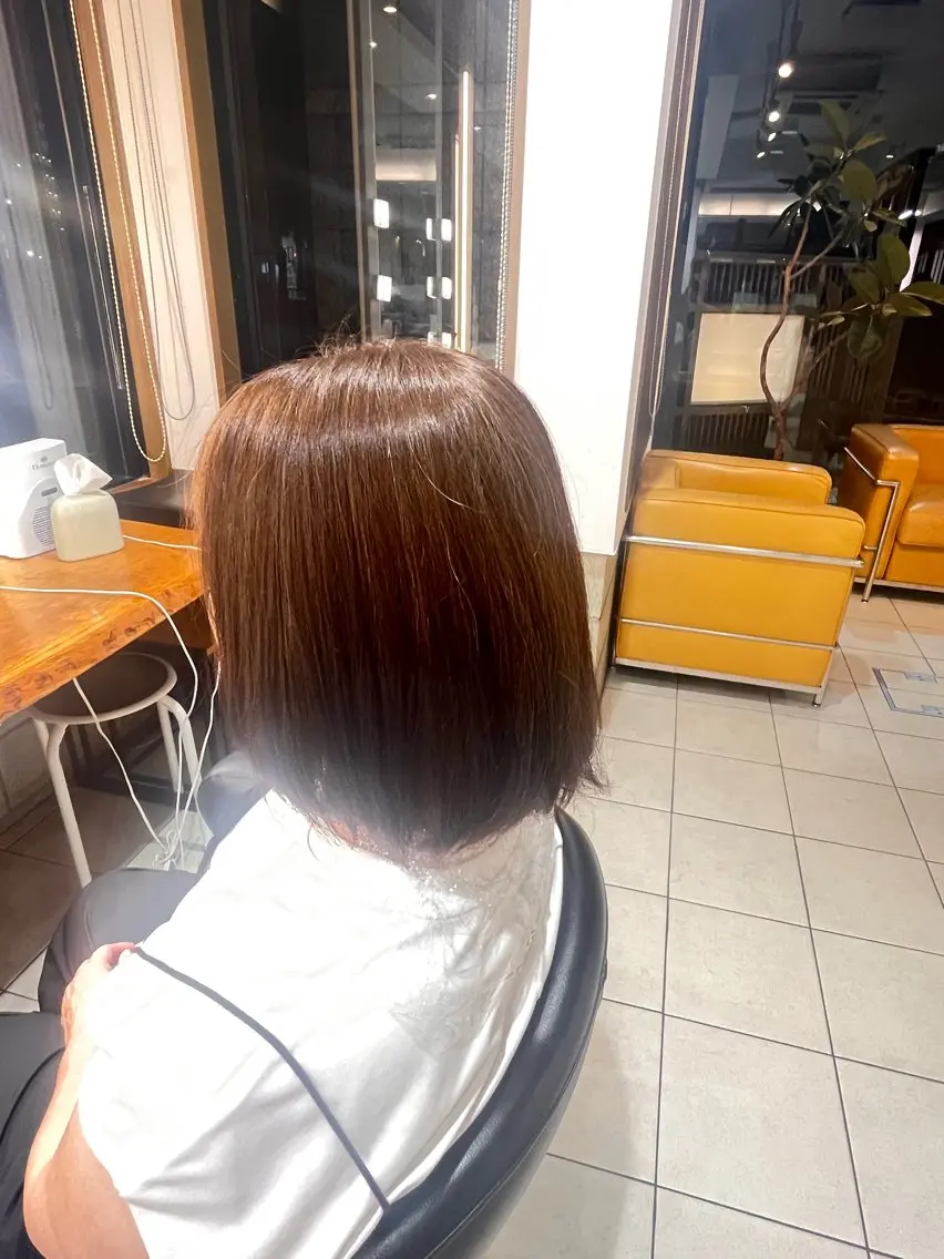 ミディアム カラー ブラウンカラー ヘアカラー 🌻千種/✨️透明感 ✨️/ayakoのヘアスタイル