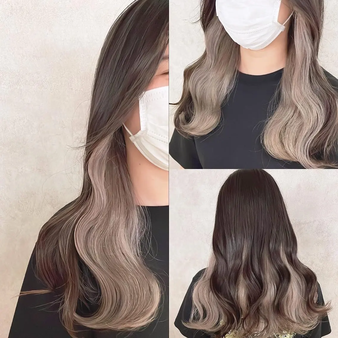カラー ヘアカラー トリートメント 渋谷:インナーカラー ／🍒エリカ🍒のヘアスタイル