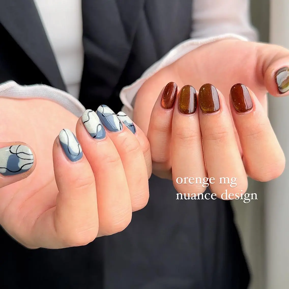 ネイル マグネットネイル nailsalon  TORONのネイルデザイン