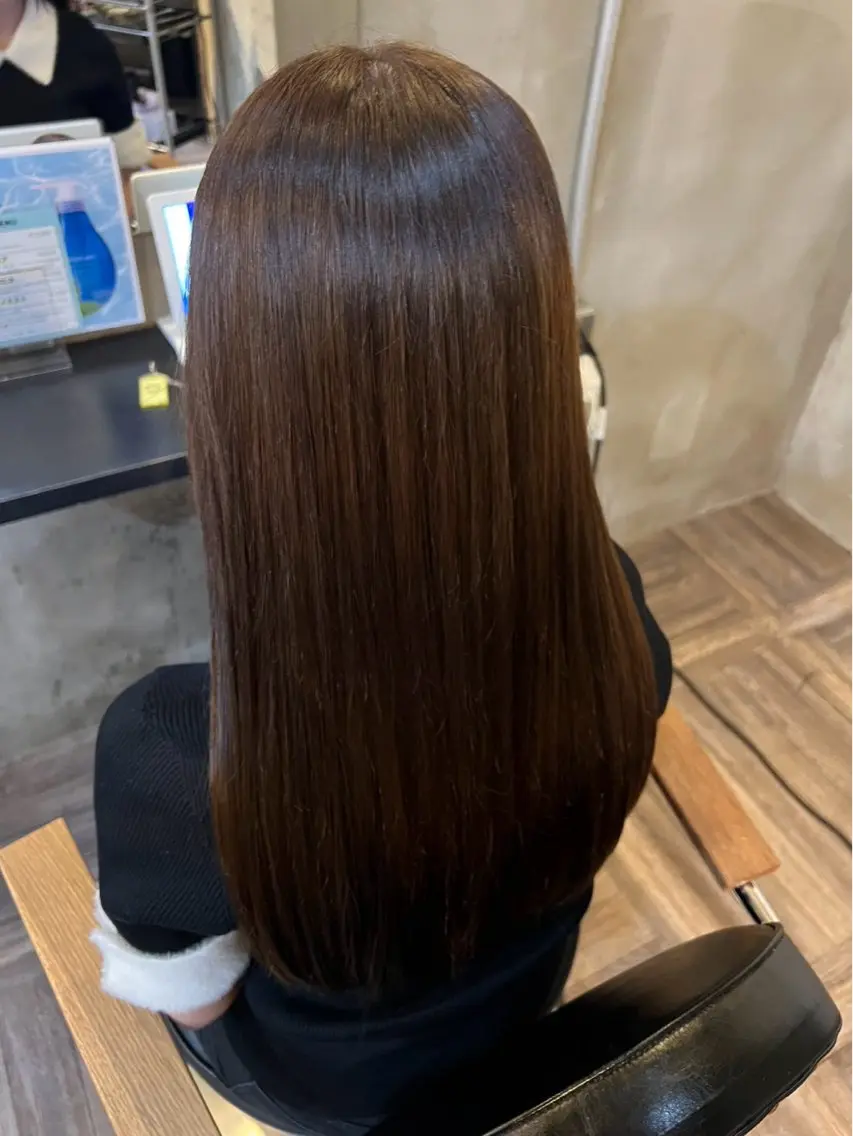 ロング ヘアカラー 🫧透明感ブリーチ 🫧𝑳𝒖𝒏𝒂のヘアスタイル