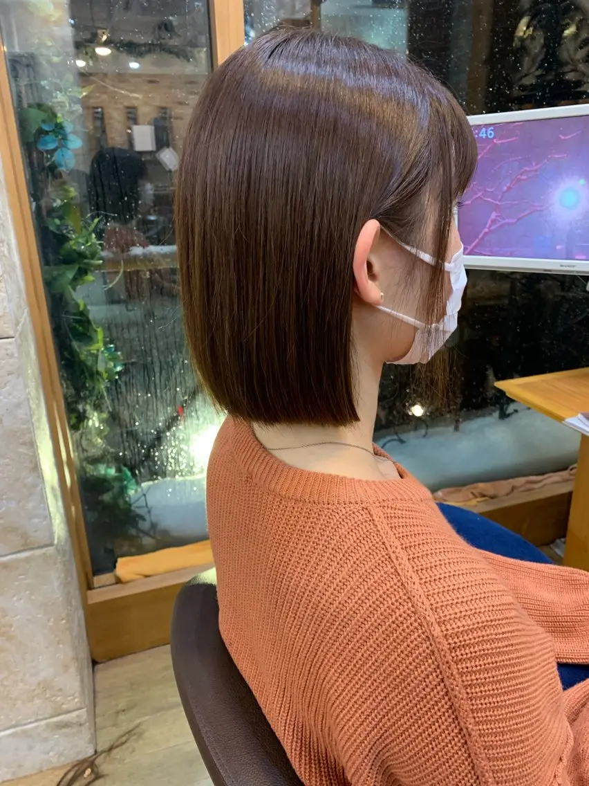 ミディアム カット トリートメント 【hunch】 ayakaのヘアスタイル