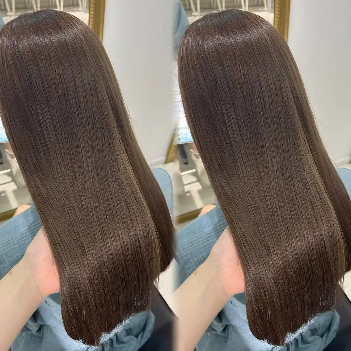 ロング ヘアカラー トリートメント 艶モテカラー miku🏳️‍⚧️のヘアスタイル
