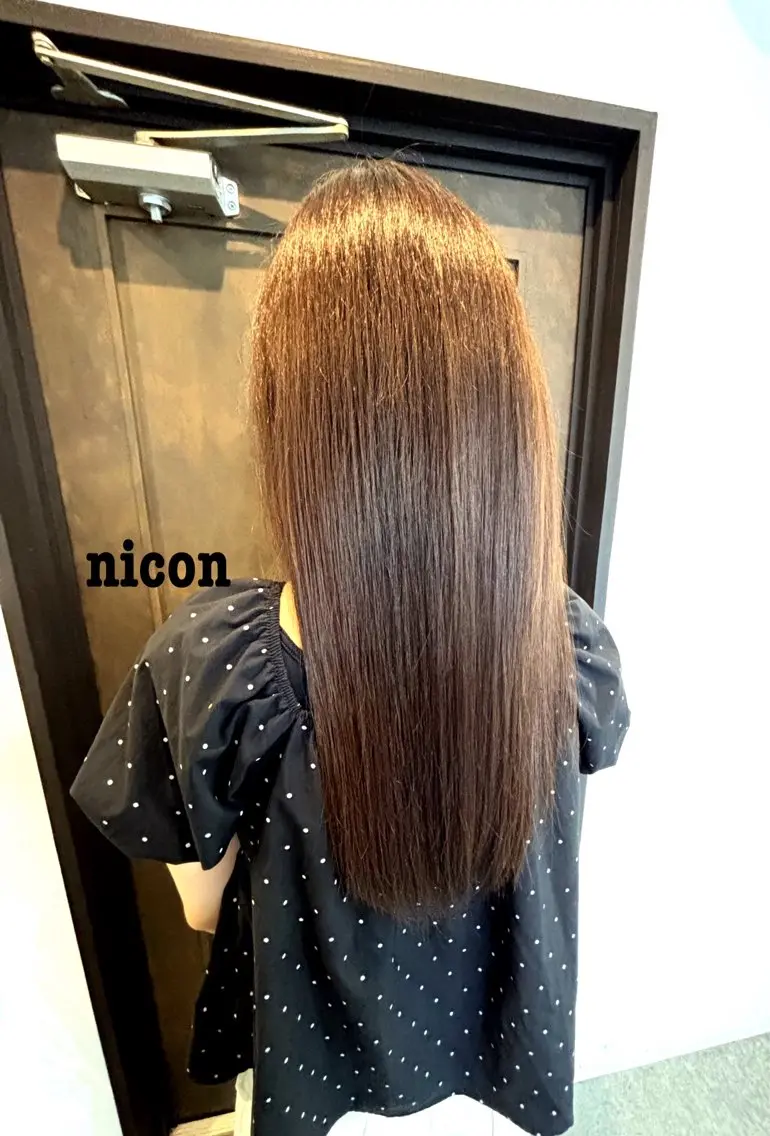 ロング トリートメント 髪質改善 ヘッドスパのヘアスタイル