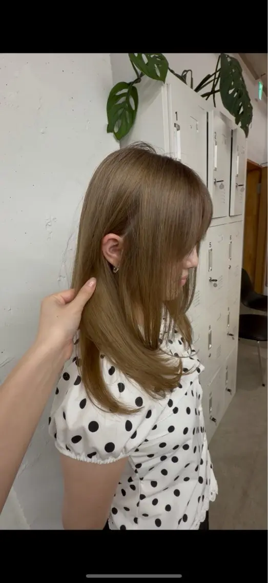 ロング ヘアカラー かすみ/名駅徒歩5分 /メンズカットのヘアスタイル
