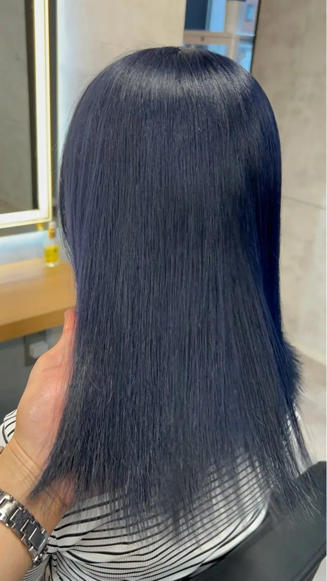 ロング カラー ヘアカラー トリートメント ブリーチなしの達人 🌈KAITOのヘアスタイル