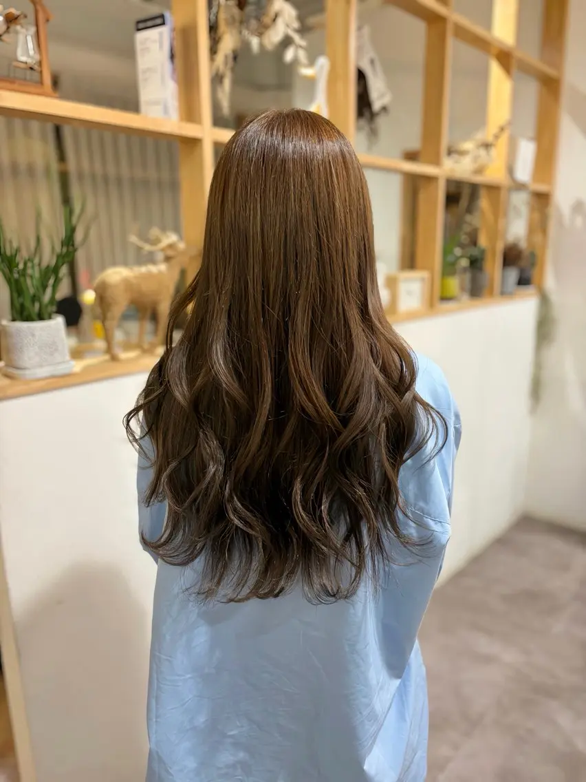 ロング カラー ヘアカラー belta.🧸👒 福島未央のヘアスタイル