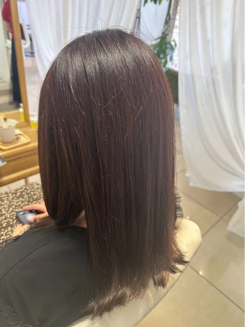 カラー ラベンダーカラー ピンクカラー ヘアカラー emu🤍𐙚 Miyuのヘアスタイル