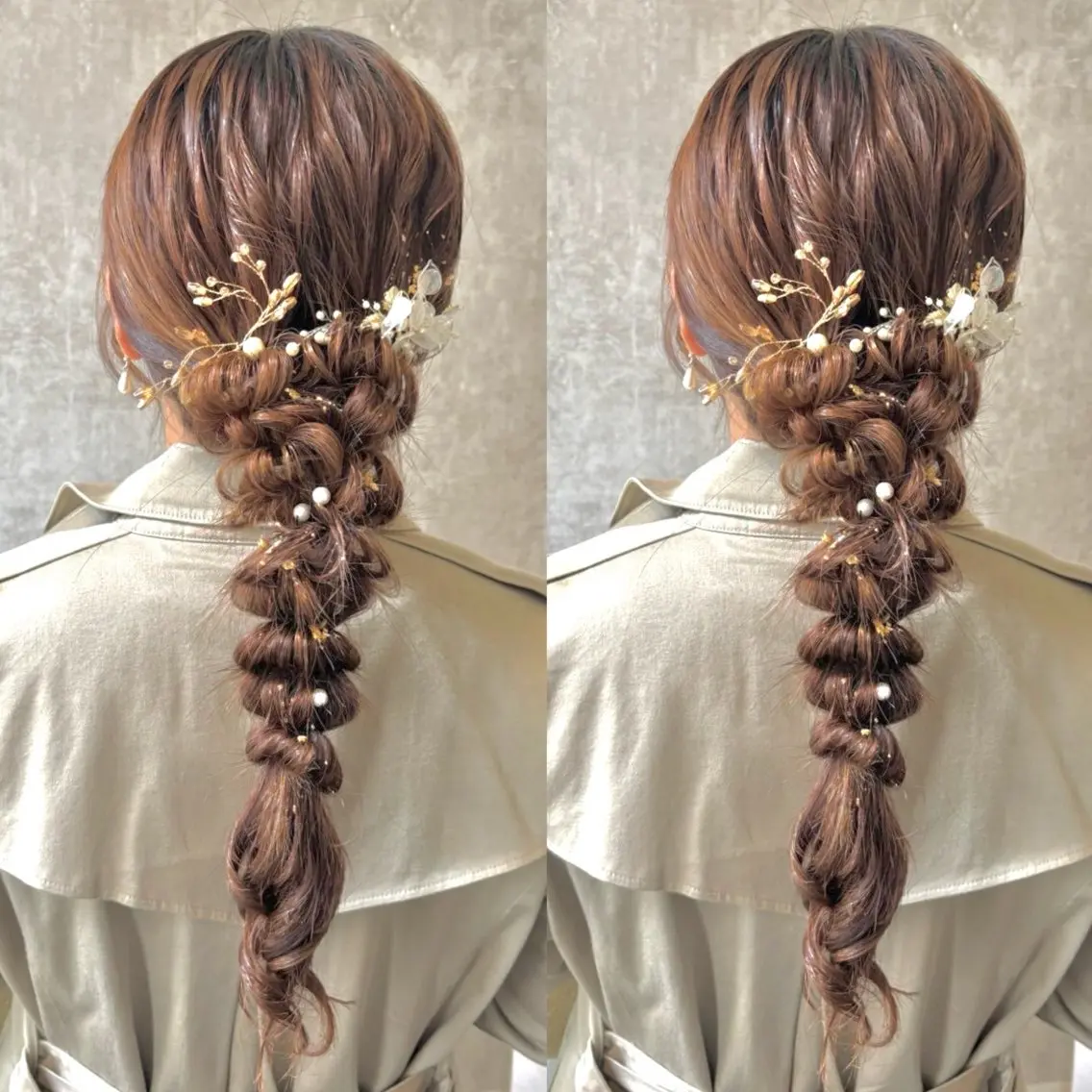 ロング ヘアアレンジ ロング ヘアセット ヘアメ🎀ハイトーン 🩵エクステ🪄しほのヘアスタイル