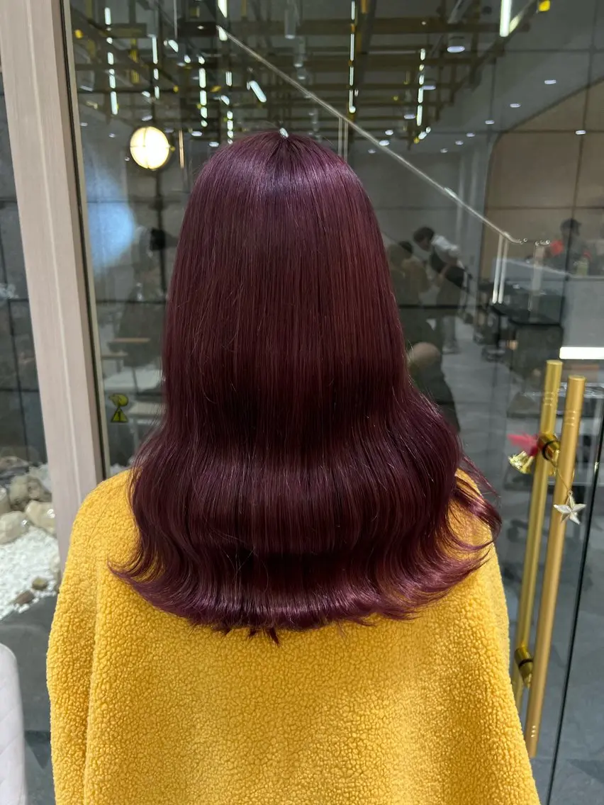 ミディアム カラー ブリーチ 酸性ストレート人気 No,1/カスミ🩰のヘアスタイル