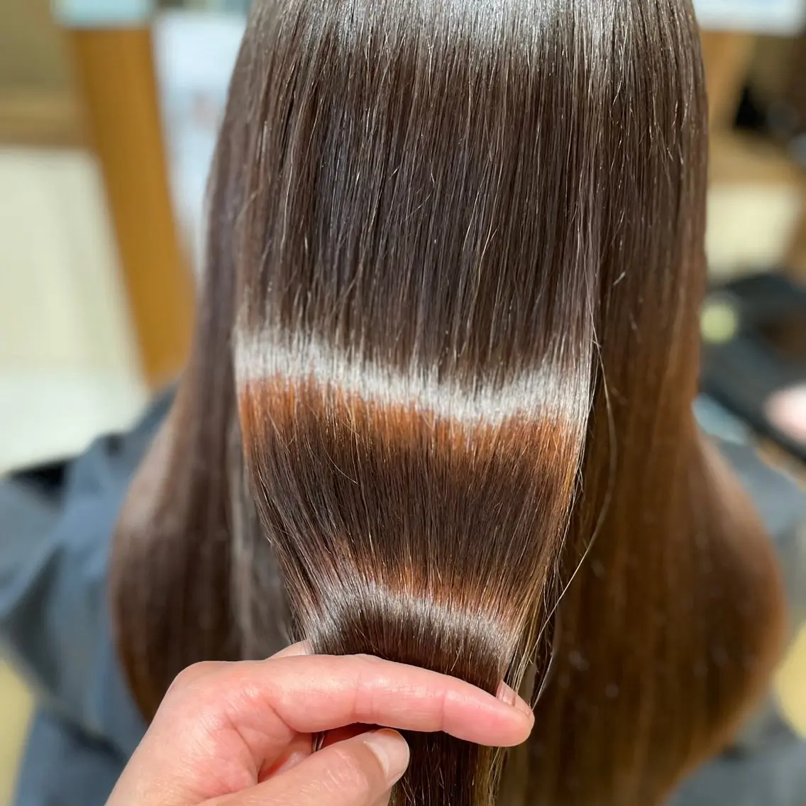 ロング 髪質改善縮毛矯正 美容師✂️山崎竜二のヘアスタイル