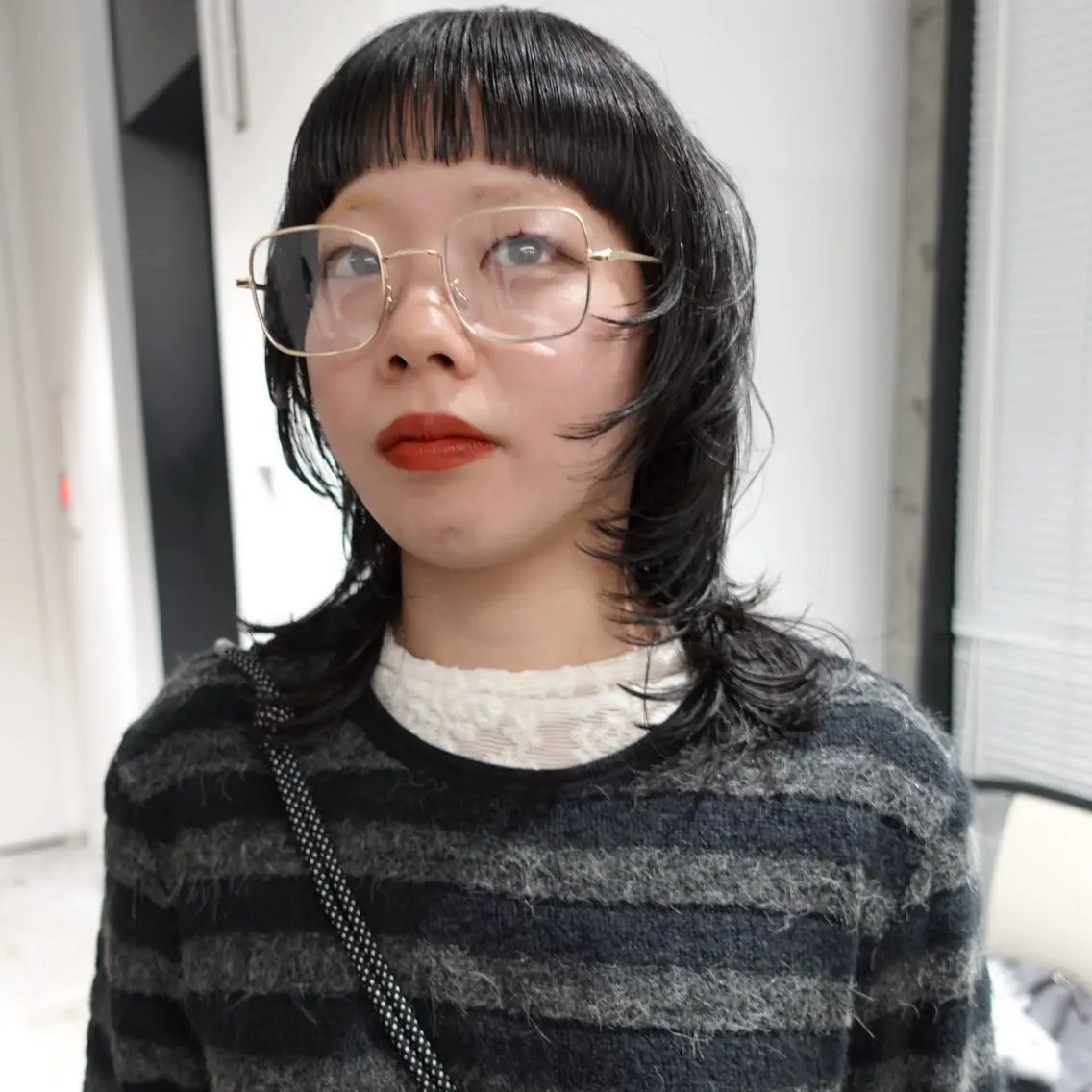 ミディアム ヘアアレンジ レイヤーカット オン眉 カット 🌐サトウ リョウ🌐のその他イメージ