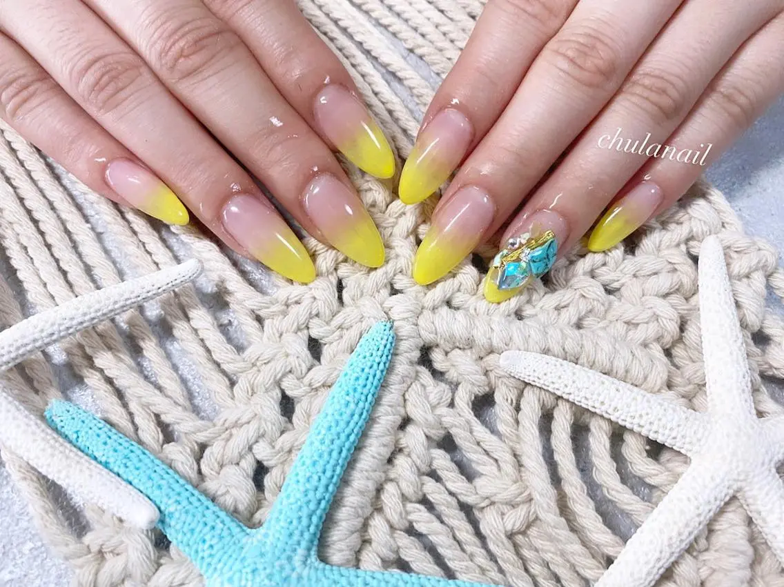 オフ無し❤️チップ長さ出し10本+デザインアートの写真