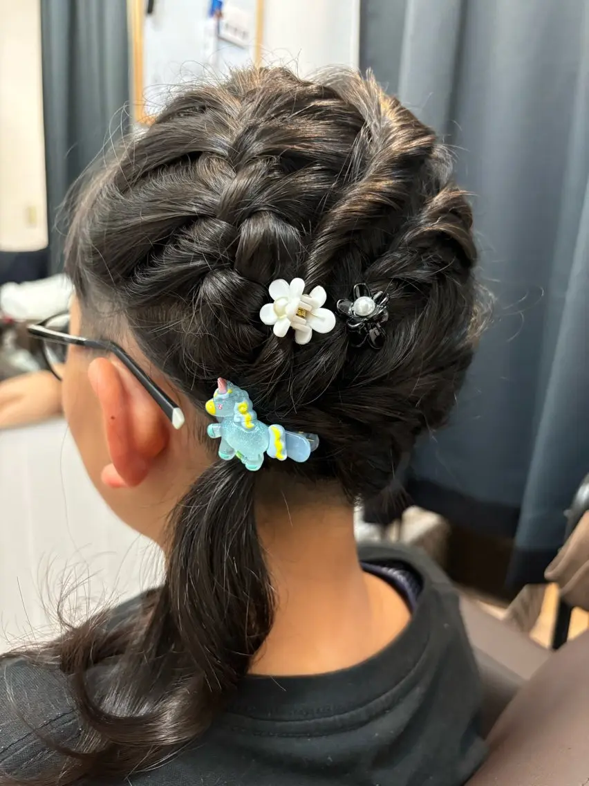 ミディアム キッズ カット m walk エム ウォークのヘアスタイル