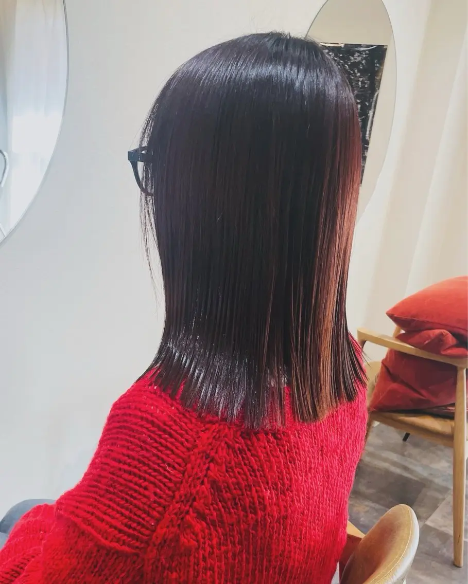ミディアム カラー 髪質改善 カット ヘアカラー トリートメント 鎌田卓也/髪質改善 /透明感カラーのヘアスタイル