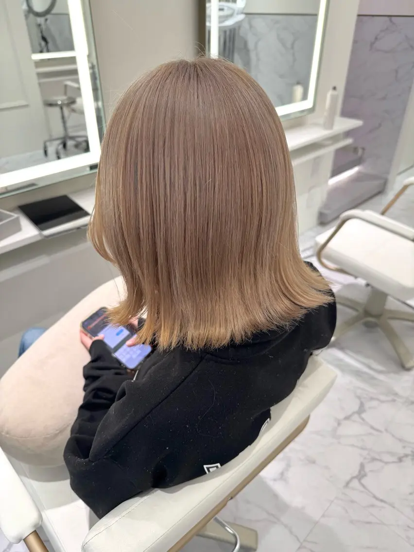 ロング カラー ヘアカラー ParveMix🍀 藤原愛未のヘアスタイル