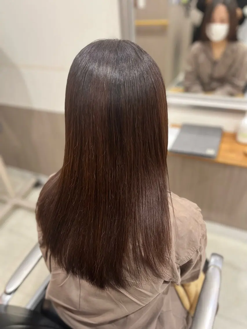 カラー カット 艶髪🥣透明感カラー 🫧前田奈津実のヘアスタイル